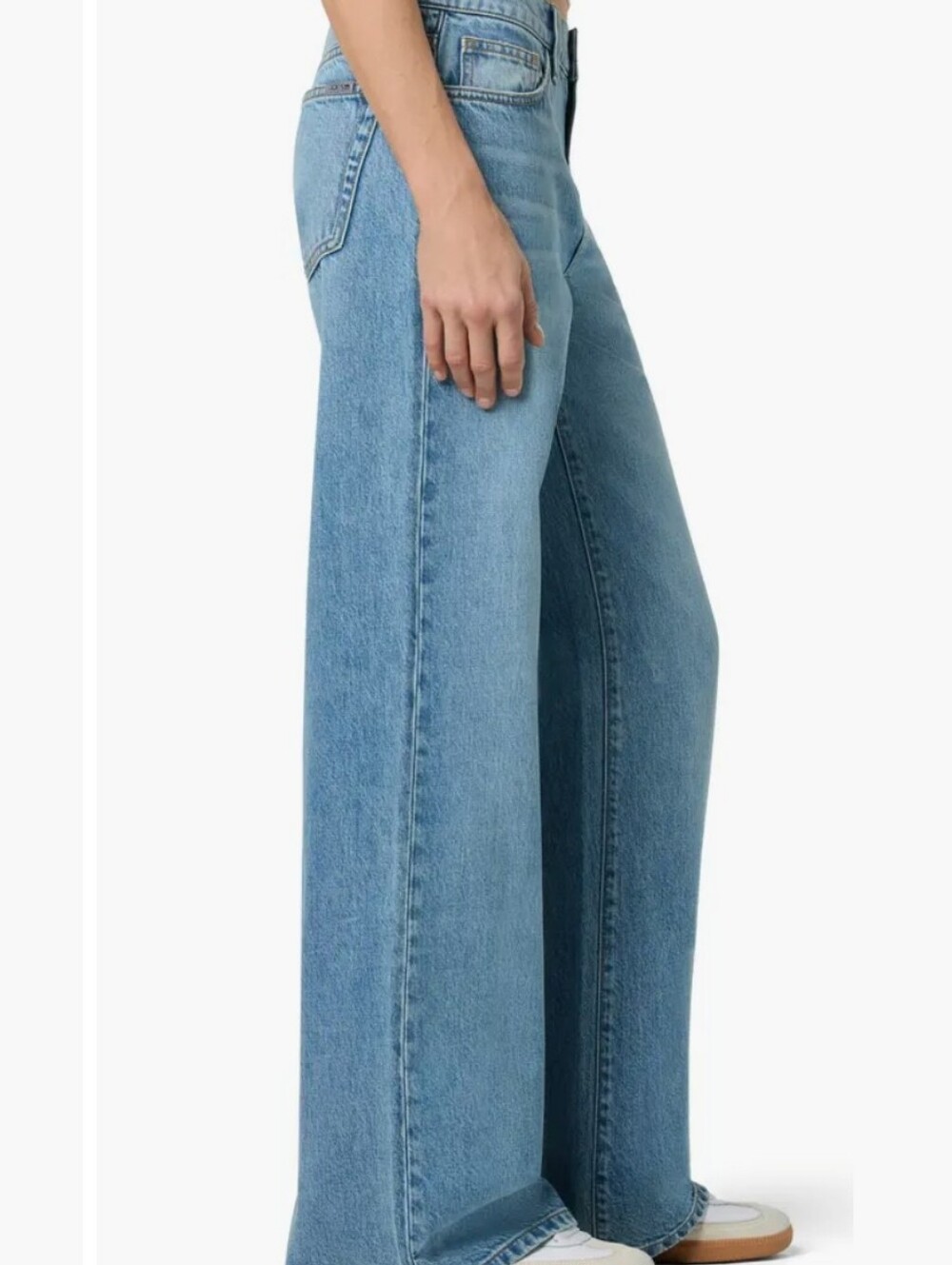 NEW! Joe's Jeans Low Rise Wide Leg Jeans Size 30 Relaxed Fit Hanoi Denim Pants - Picture 2 of 12